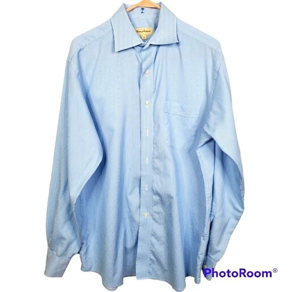 Tommy Bahama Mens Long Sleeve Button Down Striped Shirt - Picture 1 of 6